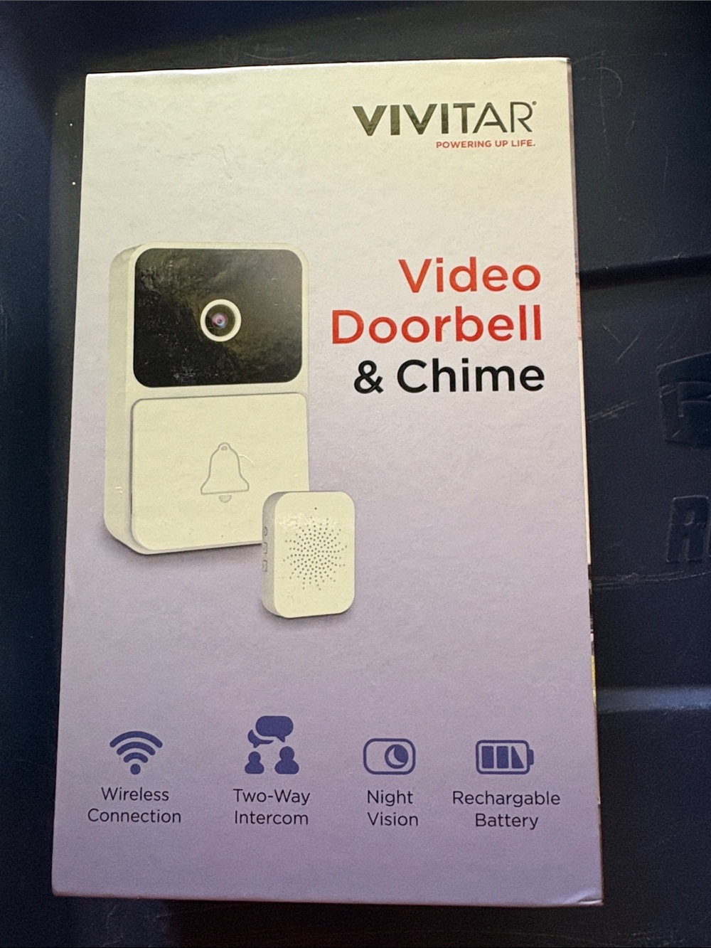 Vivitar Video Doorbell & Chime - Wireless Two-Way Intercom